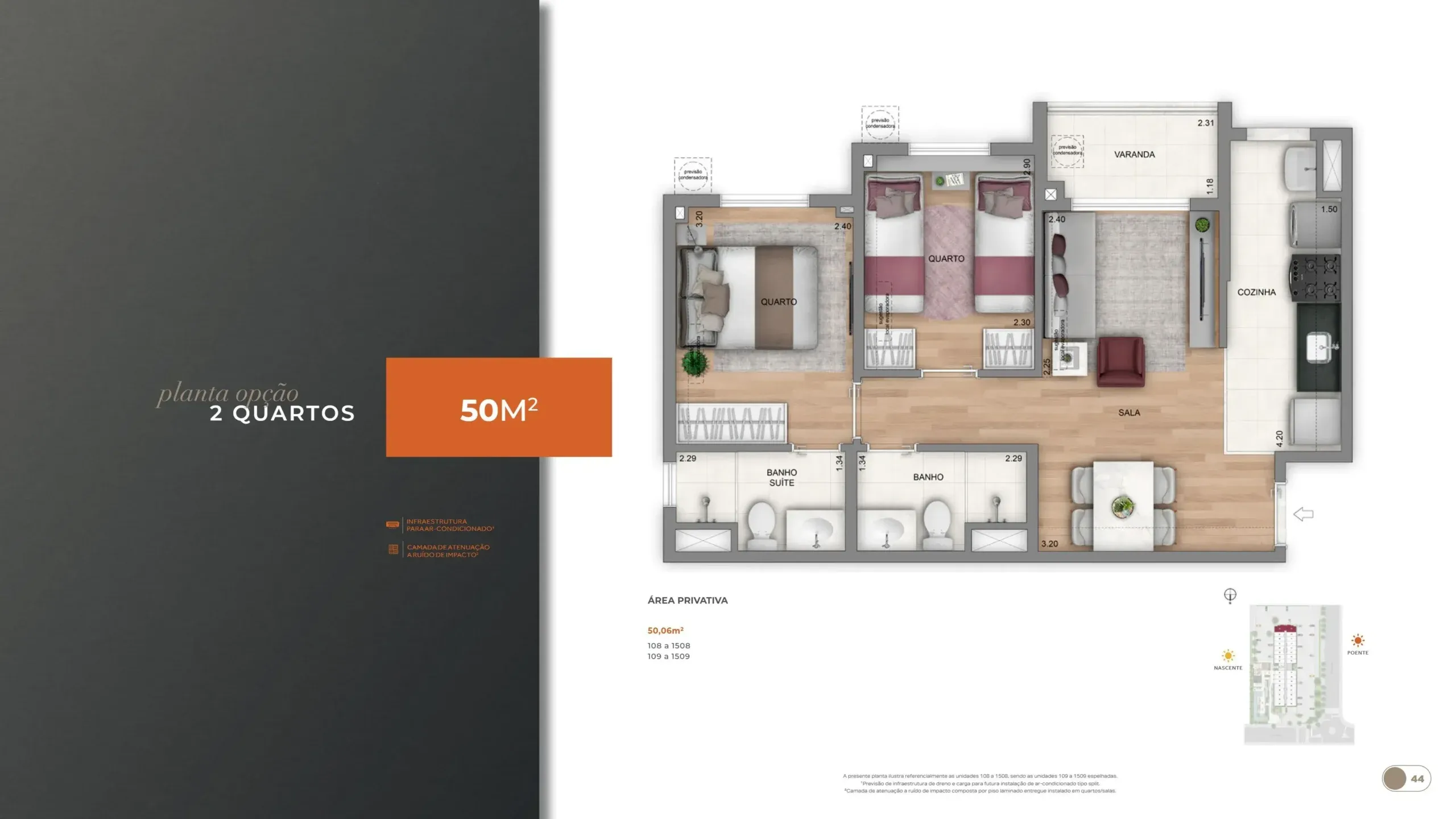 Planta dos Apartamentos - Full-Imagine-2-quartos-scaled.webp